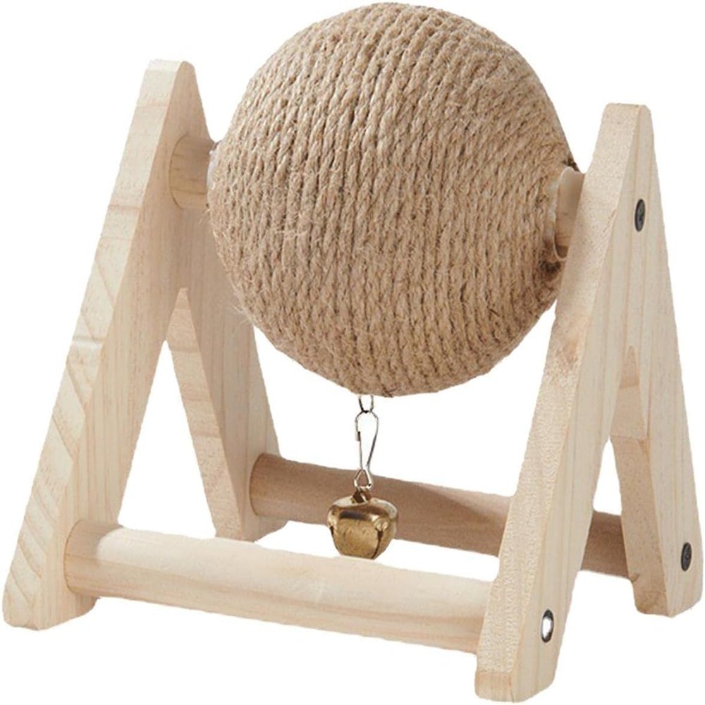 Rabbit Scratching Toy with Bell