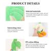 Squeaky Plush Chew Toy for Dogs, Green view 4