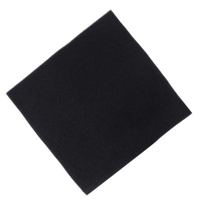 Happyyami Black Cotton Aquarium Filter Sponge, Medium-Pore, 50 x 50 x 2 cm
