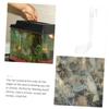 Happyyami Acrylic Aquarium Shrimp Feeding Dish, Durable Feeder Bowl for Shrimp and Fish view 4
