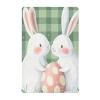 Baby Crib Fitted Sheet, Soft and Breathable, 132 x 71 cm, Ostertag, Mr & Mrs view 1
