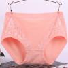 Women's Lace Cotton Briefs, Soft Stretch Panties, Hot Pink, XL view 2