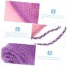 2-Piece African Exfoliating Shower Net, Chinlon view 3