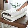 Memory Foam Spa Bed Mattress Topper, White, 75 x 190 cm, 4 cm view 1