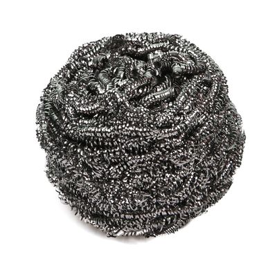 50 Hygoclean Stainless Steel Pot Scrubbers, Silver, 8 x 8 cm, Carton