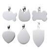 Happyyami 6-Piece Stainless Steel Pet ID Tags, Durable and Stylish, Personalized, Silver Mix view 1
