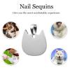Happyyami 6-Piece Stainless Steel Pet ID Tags, Durable and Stylish, Personalized, Silver Mix view 4