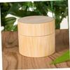 Beavorty 6-Piece 5 g Refillable Cream Jars, Bamboo and Plastic view 3