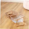 Happyyami Elevated Pet Bowls with Two Bowls for Cats and Dogs view 3