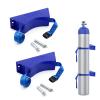 Vibeo 2-Pack Wall-Mount Gas Cylinder Holders, ABS, Blue view 1