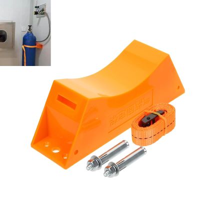 Vibeo Gas Cylinder Holder, Wall-Mount Oxygen/Propane Tank Holder, ABS Oxygen Cylinder Stand (7 pcs)