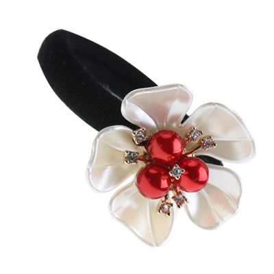 FOMIYES Flower-Pattern Hair Ties, Elastic Hair Accessories for Girls, Ponytails and Everyday Use