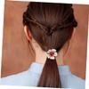 FOMIYES Flower-Pattern Hair Ties, Elastic Hair Accessories for Girls, Ponytails and Everyday Use view 2
