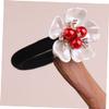 FOMIYES Flower-Pattern Hair Ties, Elastic Hair Accessories for Girls, Ponytails and Everyday Use view 3