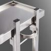 Professional Stainless Steel Salon Trolley with Folding Table view 4