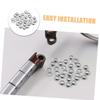 100 Alloy T-Shaped Spacers for Rimless Glasses view 3