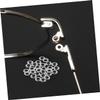 100 Alloy T-Shaped Spacers for Rimless Glasses view 4