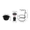 Beavorty Shaving Brush Set with Nylon Bristles, Bowl and Stand view 2
