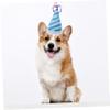 GANAZONO Pet Birthday Hat for Dogs and Cats, Cute Adjustable Hat for Parties and Photos view 3