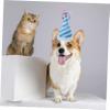 GANAZONO Pet Birthday Hat for Dogs and Cats, Cute Adjustable Hat for Parties and Photos view 4