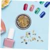 FOMIYES Leaf-Shaped Metal Nail Art Charms view 3