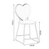 Modern Compact Marble-Top Nail Table for Salon and Spa view 3