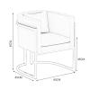 Modern Compact Marble-Top Nail Table for Salon and Spa view 4