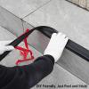 Self-Adhesive Rubber Stair Edge Protector, PVC Corner Guard, Red, 7.6 m view 2