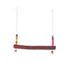 Happyyami Wooden Parrot Hanging Swing with Colorful Beads view 1