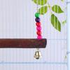 Happyyami Wooden Parrot Hanging Swing with Colorful Beads view 4