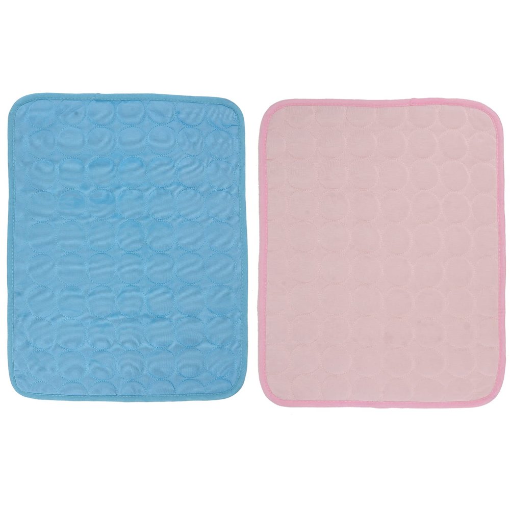 Happyyami Cooling Mat for Rabbits and Hamsters, Washable Polyester, 2-Pack
