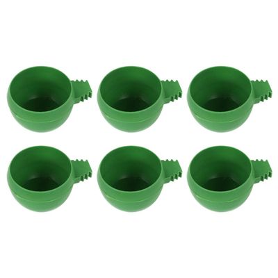 Round Plastic Pigeon Food and Water Bowls, 20-Pack