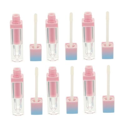 Beaupretty 6-Piece Empty Refillable Lip Gloss Tubes, Small DIY Lip Balm Storage Tubes for Travel and Daily Use