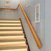 Non-Slip Wooden Handrail for Stairs, Indoor and Outdoor Use view 2