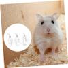 Happyyami Automatic 180 ml Water Bottles, 3-Pack, for Hamsters and Rabbits, Stainless Steel Ball Valve, Transparent, for Cages view 4