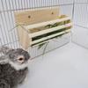 Happyyami Rabbit Feeder with Hay Rack for Small Animals view 4