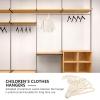 Cartoon Wooden Hangers, 5-Pack, for Kids' Rooms view 2