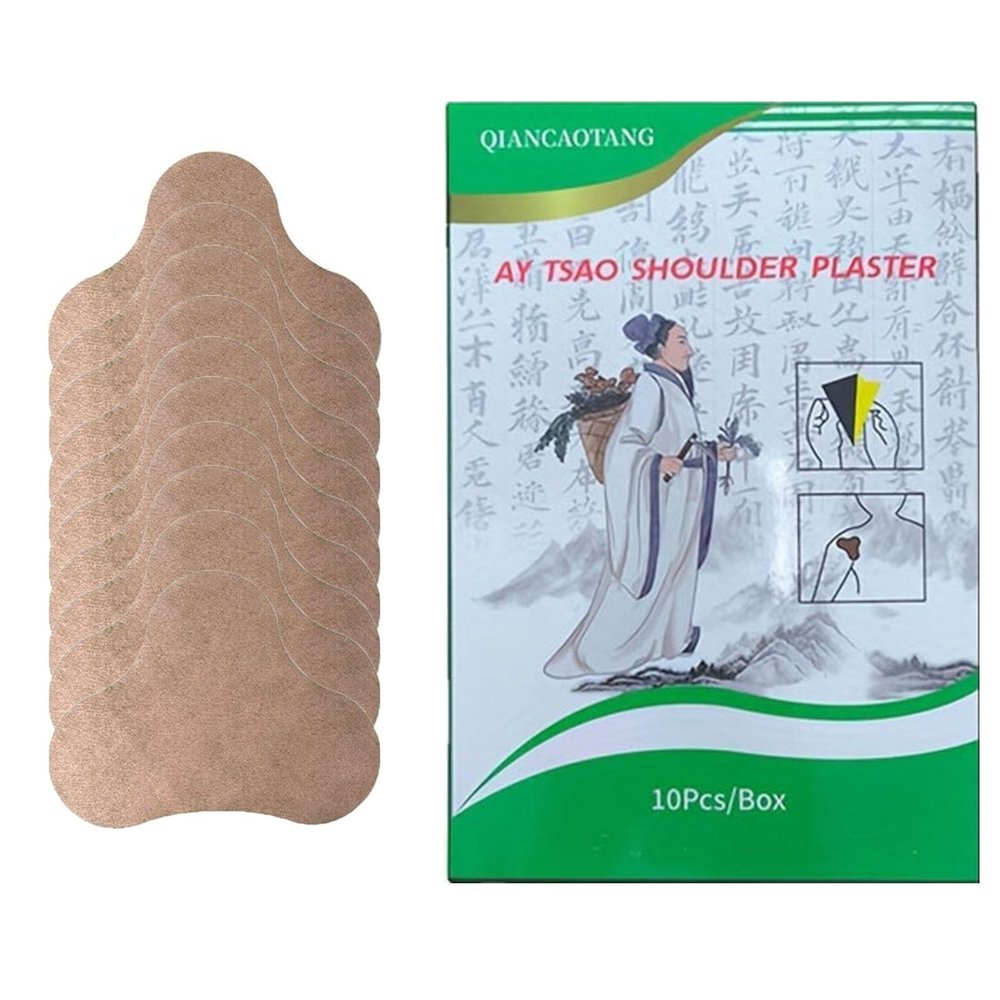 Herbal Shoulder Pain Relief Patch - Instant Relief for Neck & Shoulder Stiffness, 10 Pcs