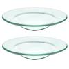 Round Glass Wax Warmer Bowls, 2-Piece Set view 1