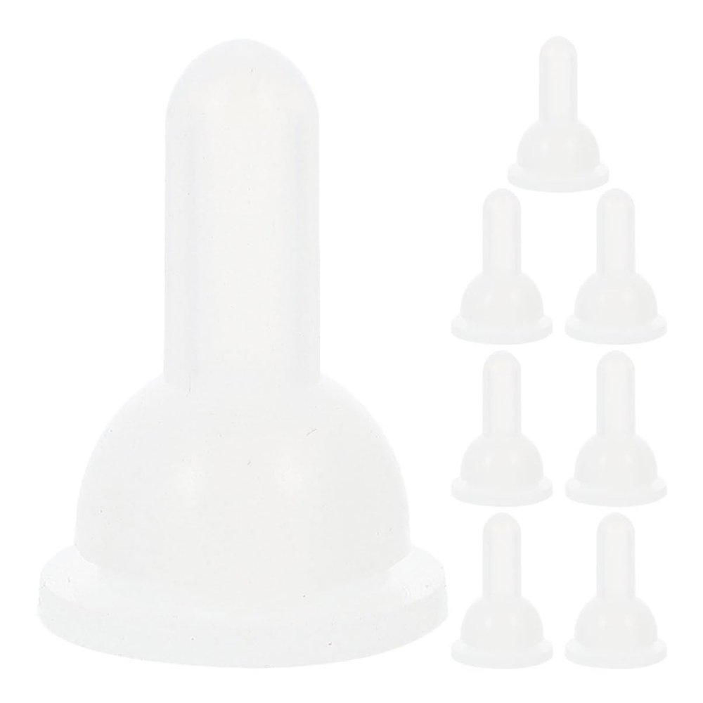 Happyyami 8-Piece Soft Silicone Feeding Nipple Set