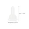 Happyyami 8-Piece Soft Silicone Feeding Nipple Set view 2