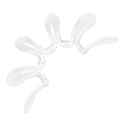 Silicone and Plastic Eyeglass Nose Pads with Matte Surface