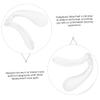 Silicone and Plastic Eyeglass Nose Pads with Matte Surface view 3