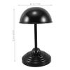 HOMOCONO Iron Art Hat Display Rack for Baseball Caps and Wigs view 2
