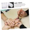 FRCOLOR 12-Piece Nail Strip Tape Cases, Plastic Portable Holders for DIY and Professional Nail Art view 3