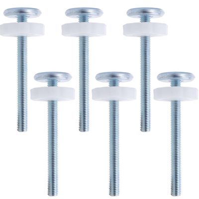 Abaodam 6-Pack Iron Child Safety Gate Screws, No-Drill Mounting Accessories