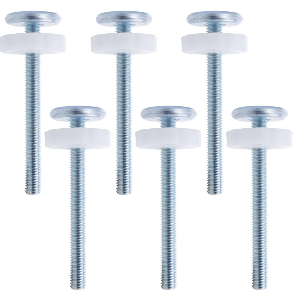 Abaodam 6-Pack Iron Child Safety Gate Screws, No-Drill Mounting Accessories