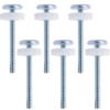 Abaodam 6-Pack Iron Child Safety Gate Screws, No-Drill Mounting Accessories view 1