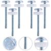 Abaodam 6-Pack Iron Child Safety Gate Screws, No-Drill Mounting Accessories view 3