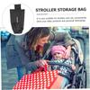 Black Oxford Stroller Bag with Shoulder Strap view 3